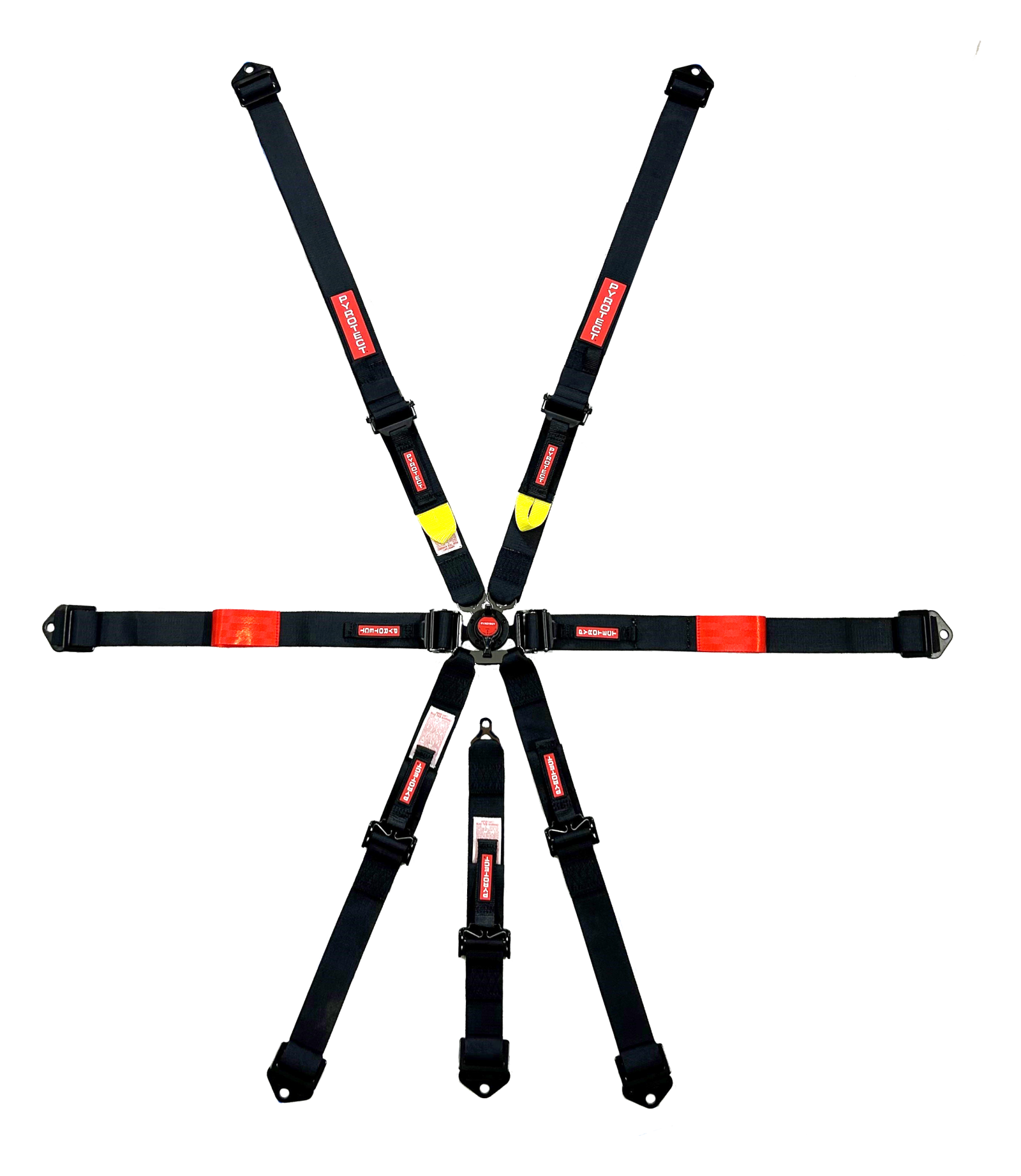 SFI 6 Point Cam Lock Endurance Harness with Light Weight Adjusters 2″ Shoulder 2″ Belt